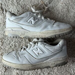 Men’s New Balance 550. White. Size 12.